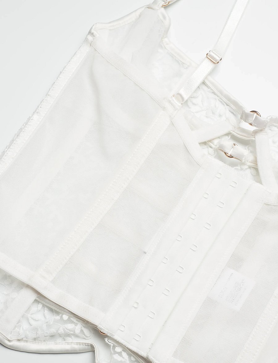 Hunkemöller - Kristina Up Bustier - beha's met beugels - snow white - 3