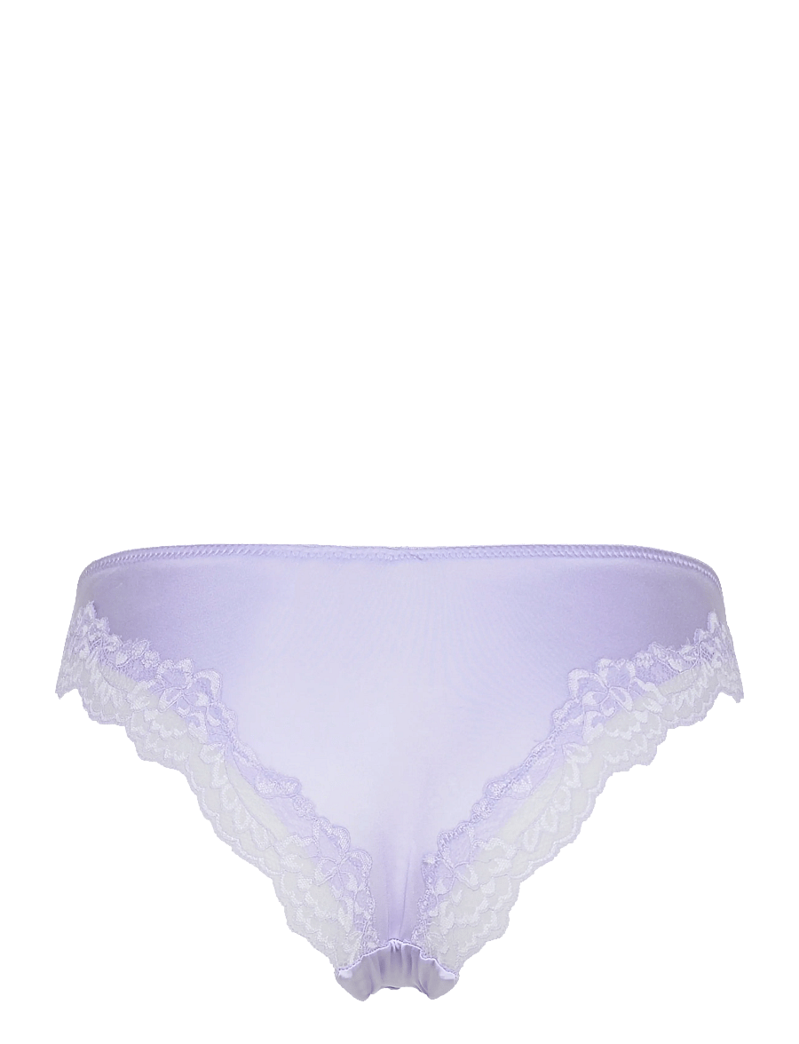 Hunkemöller - Lace & Shine Hl Deep V Braz - brazilian slips - baby lavender - 1
