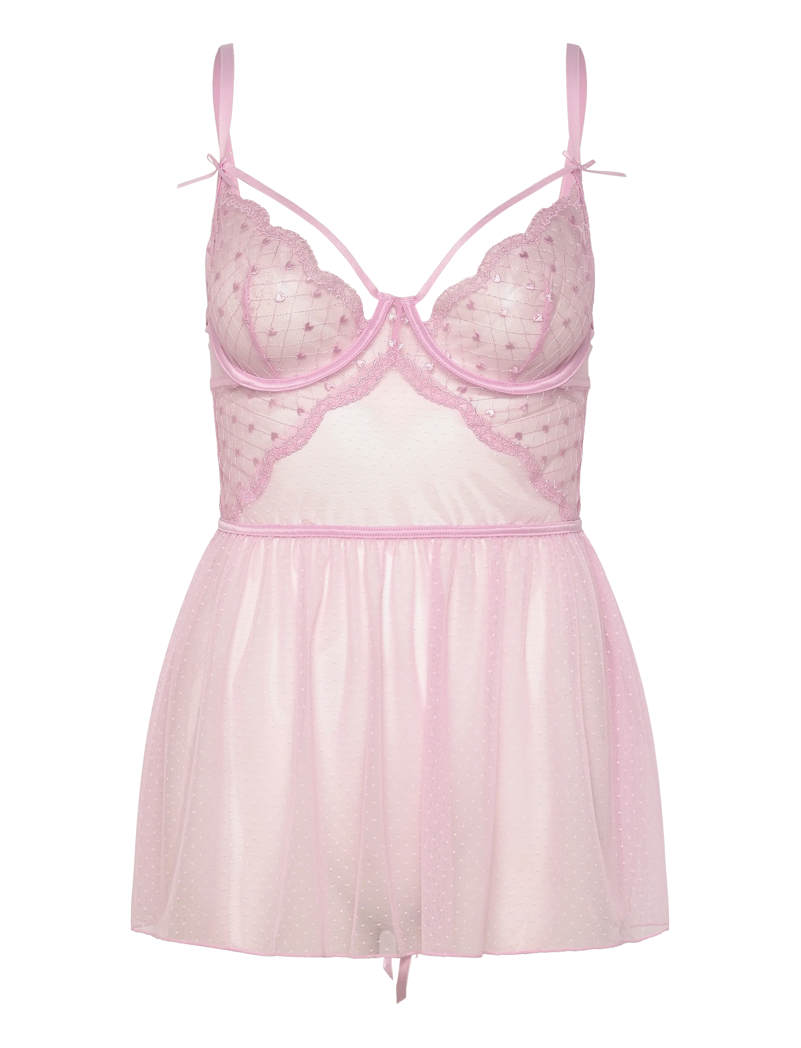 Hunkemöller Cordelie Babydoll - Hunkemöller - PIROUETTE / pink/rose