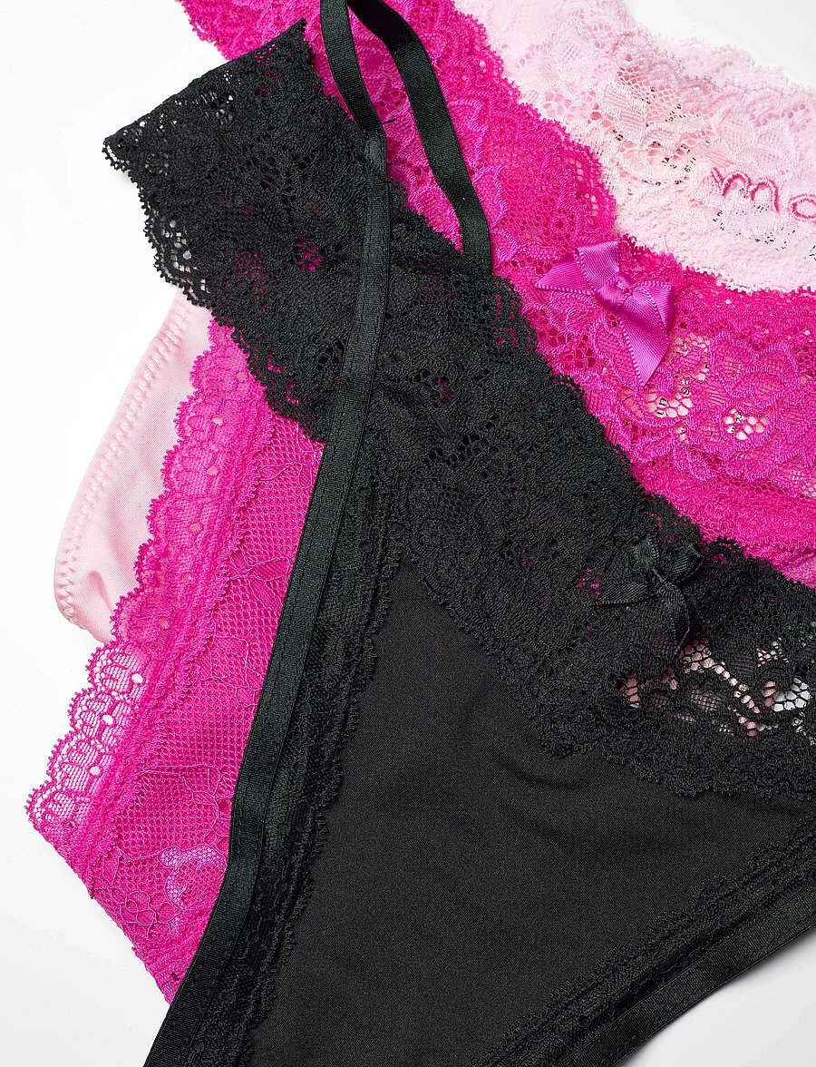 Hunkemöller - 3-Pack Ulv String - thongs - pirouette - 3