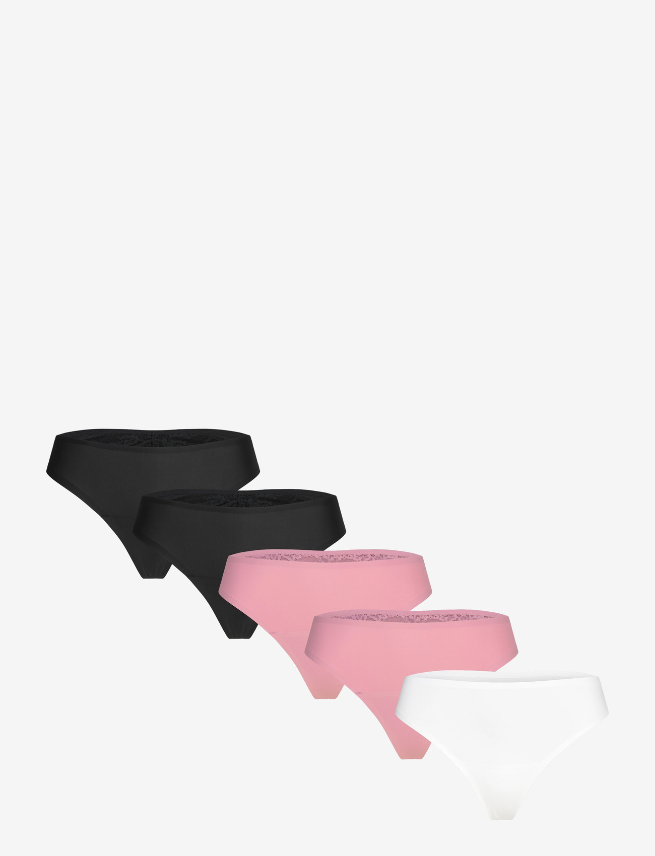 Hunkemöller - 5-Pack Invisible String - seamless panties - lilas - 1