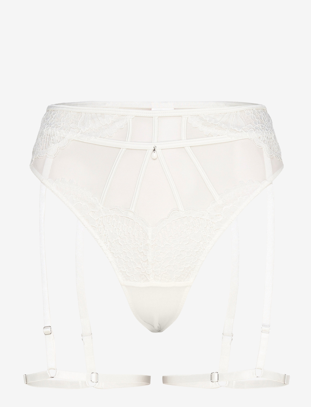 Hunkemöller - Whitney Hw Hl Sb String - laveste priser - snow white - 0