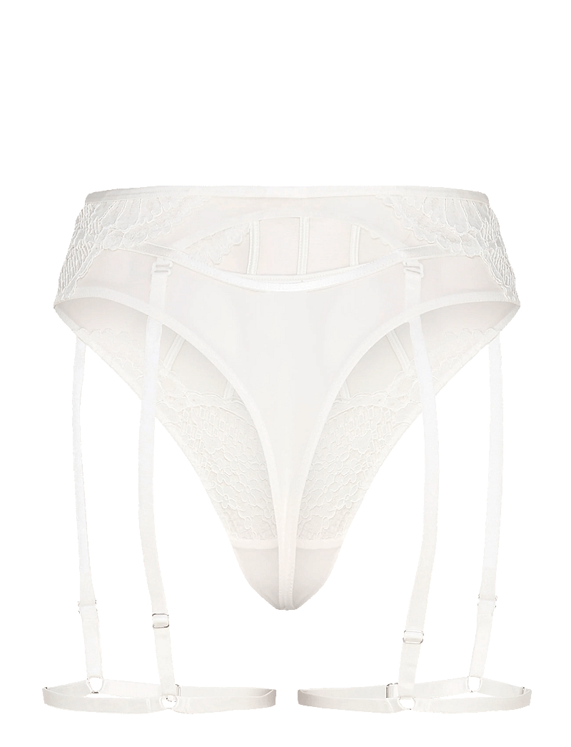 Hunkemöller - Whitney Hw Hl Sb String - stringtrusser - snow white - 1