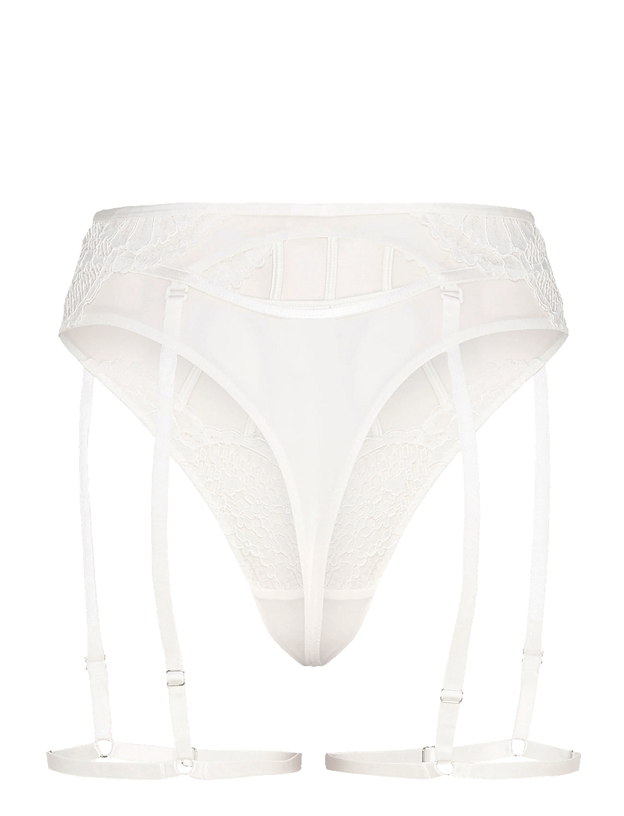 Hunkemöller - Whitney Hw Hl Sb String - stringit - snow white - 1
