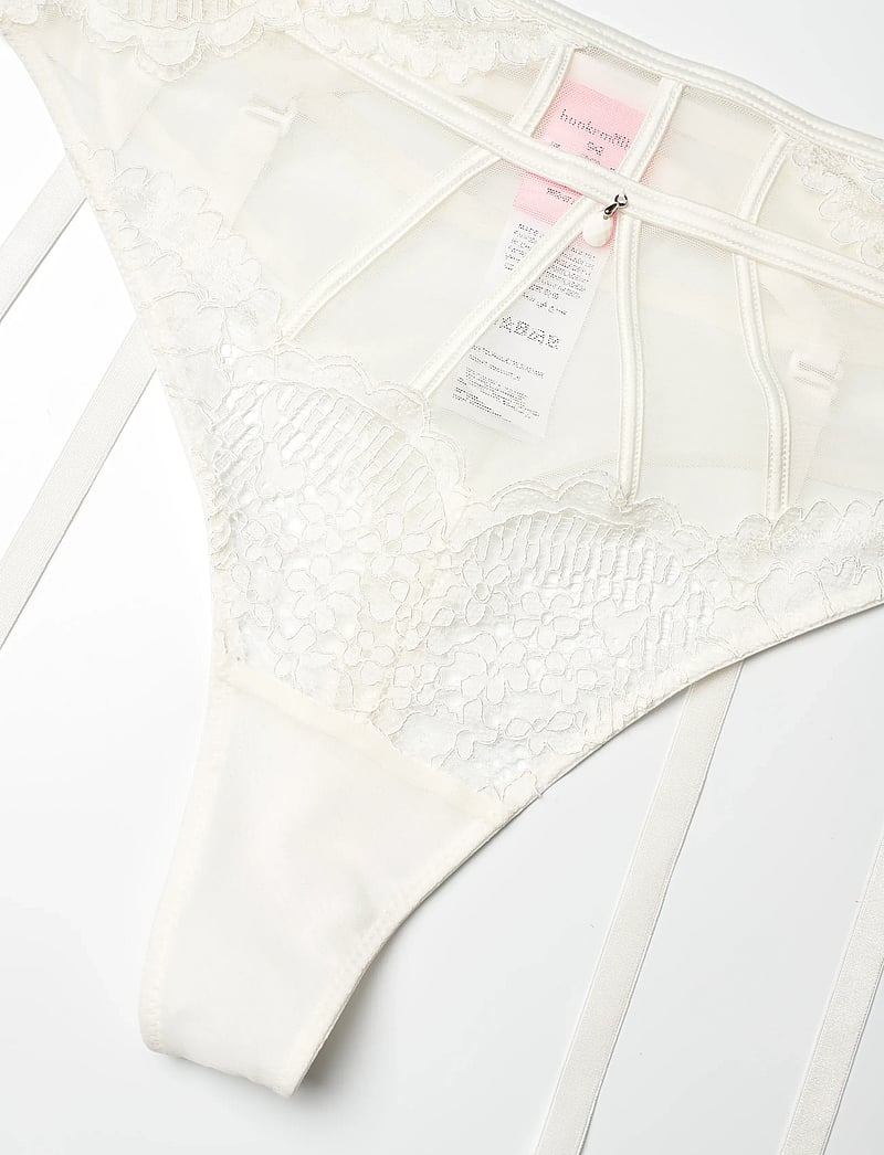 Hunkemöller - Whitney Hw Hl Sb String - stringtrusser - snow white - 2