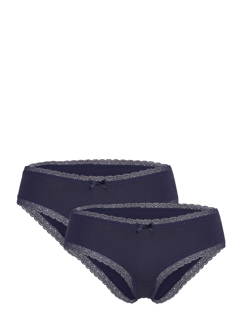 Hunkemöller - 2-Pack Georgia - brazilian slips - peacoat - 0