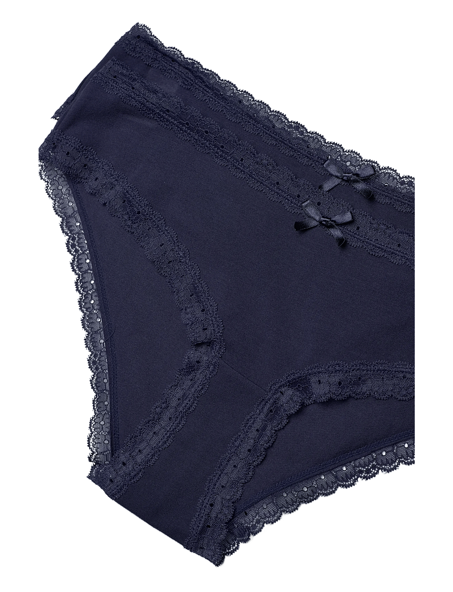 Hunkemöller - 2-Pack Georgia - brazilian slips - peacoat - 1
