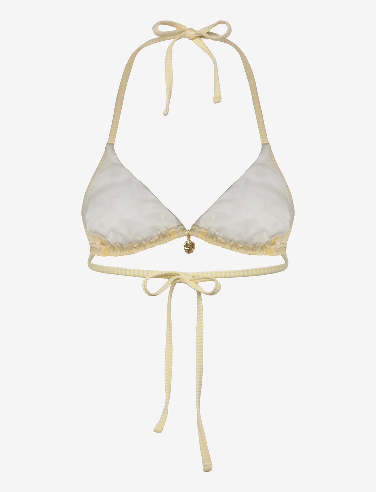 Hunkemöller - MOA TRIANGLE - trīsstūra bikini augšiņa - french vanilla - 2