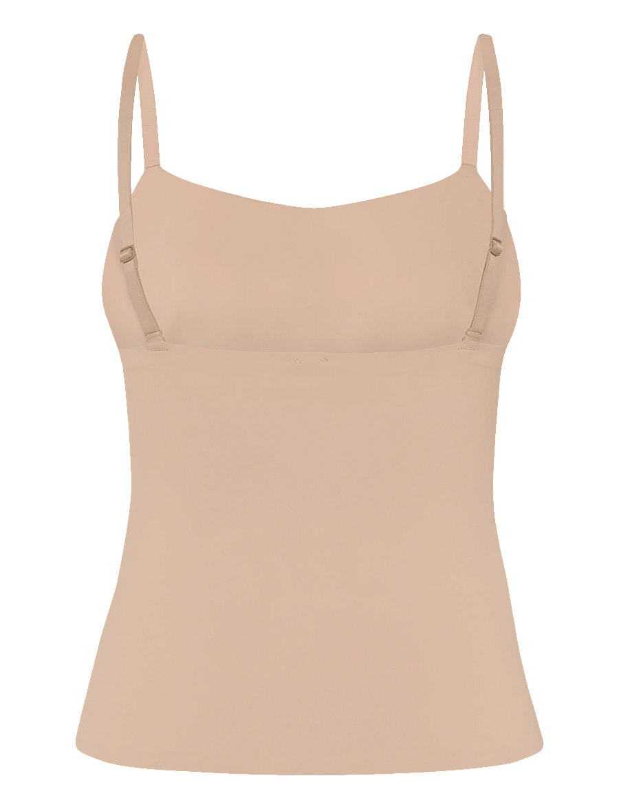 Hunkemöller - SUPER COMFORT CAMI TOP - yläosat - rugby tan - 1