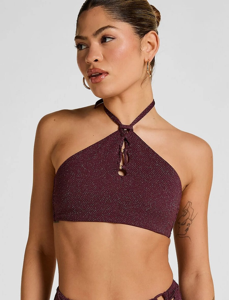 Hunkemöller - PANAMA CROP TOP - fig - 0