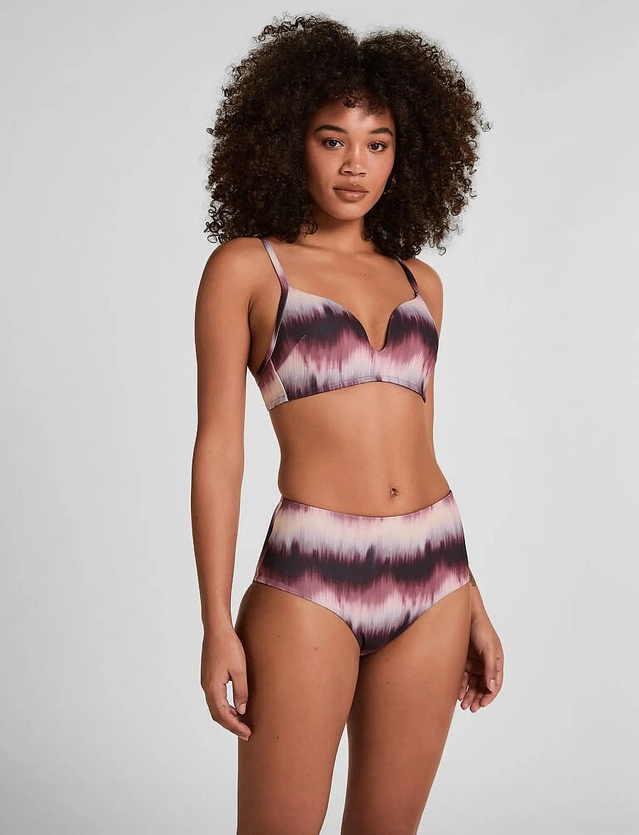 Hunkemöller - MAURITIUS OMBRE RIO HW - bikinitrosor med hög midja - fig - 0