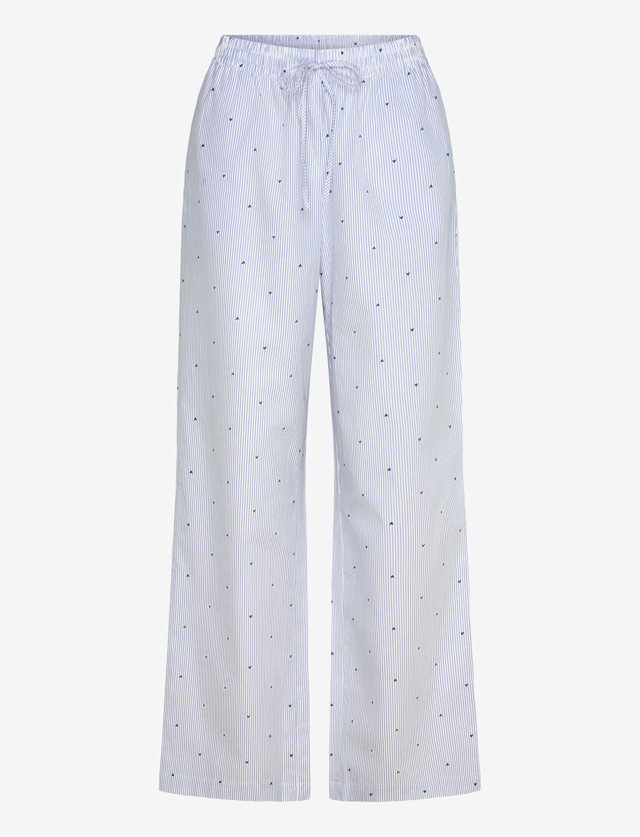 Hunkemöller - Pant Woven Co Stripe Hearts - natbukser - cornflower blue - 1