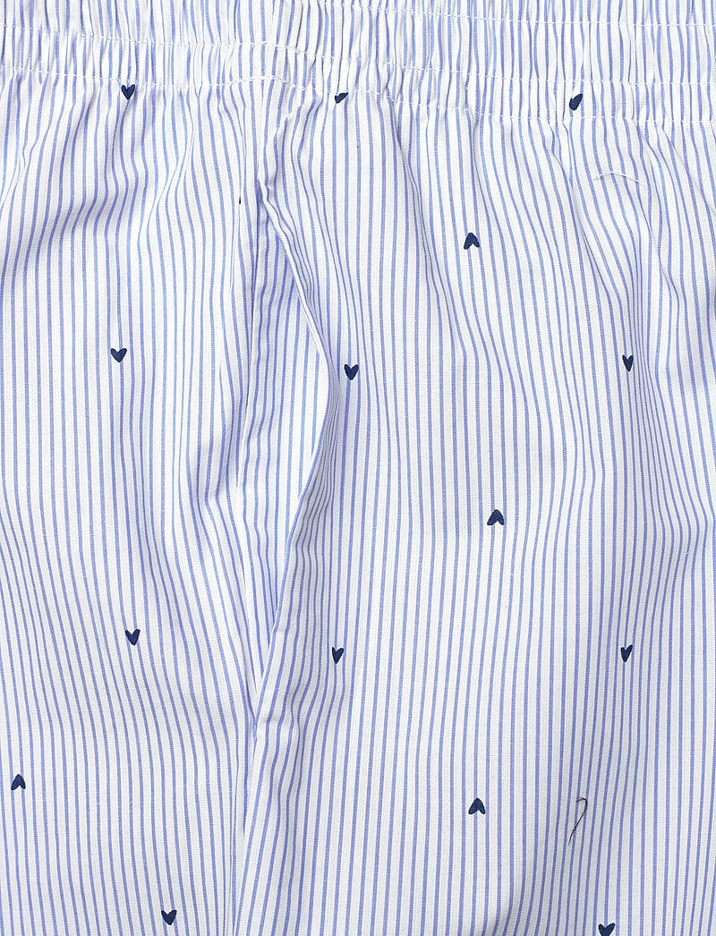 Hunkemöller - Pant Woven Co Stripe Hearts - natbukser - cornflower blue - 5