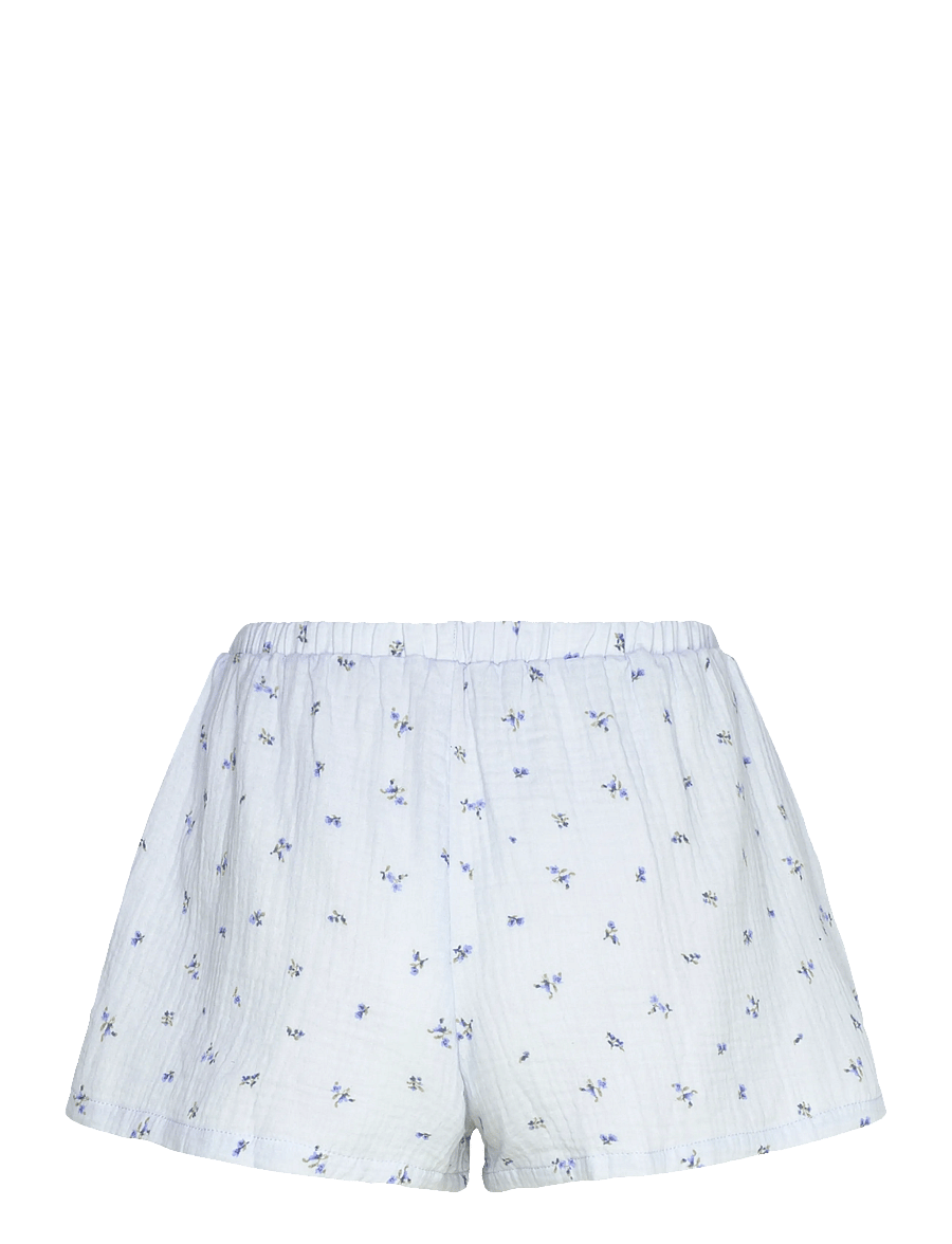 Hunkemöller - Short Muslin Flower - freizeitshorts - vista blue - 1