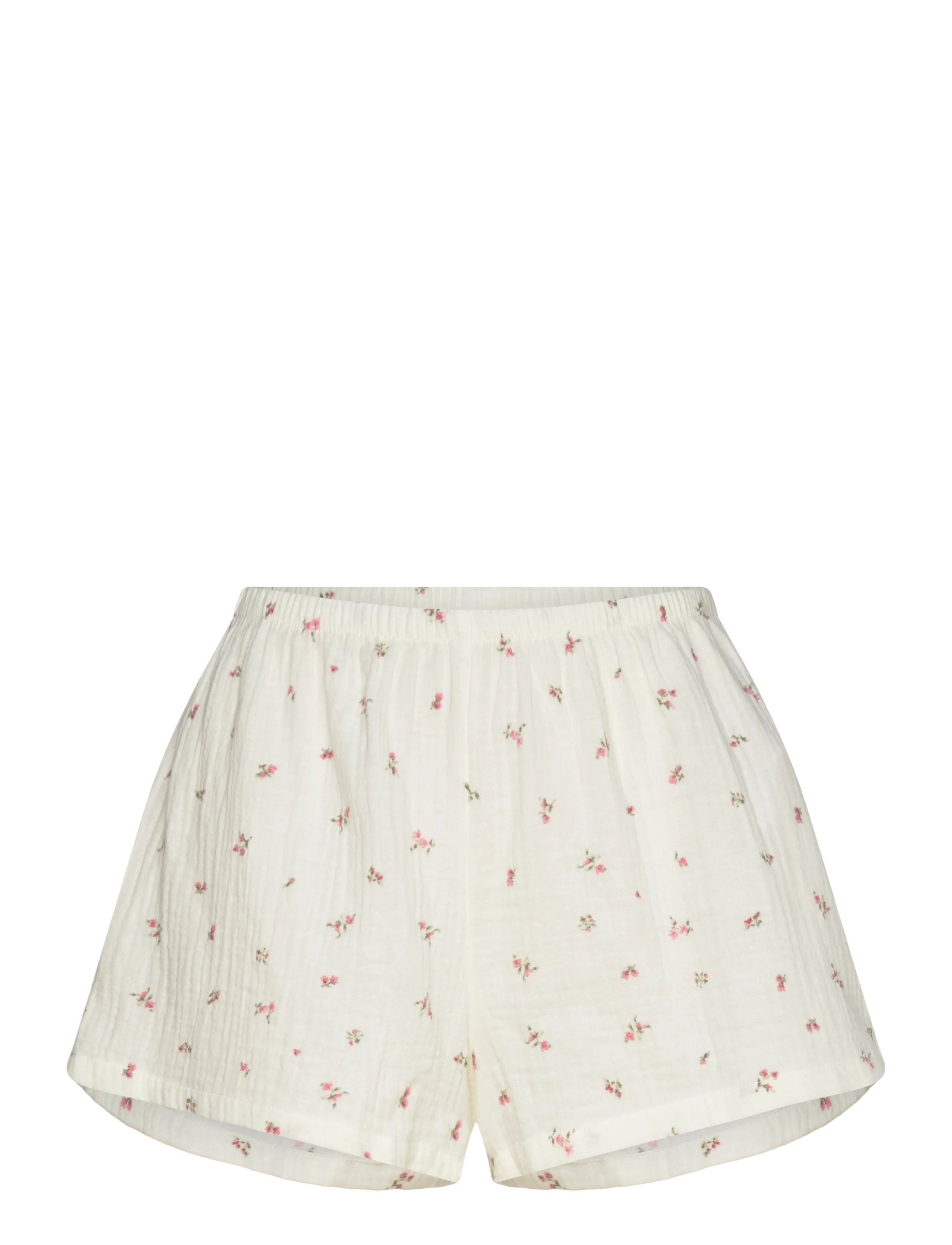 HUNKEMÖLLER Kurz Muslin Flower Weiß - M - Damen