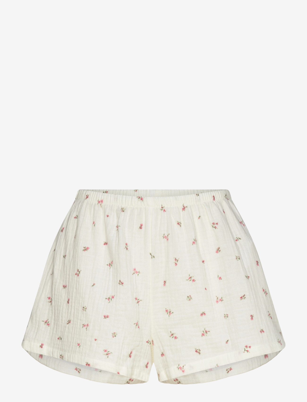 Hunkemöller - SHORT MUSLIN FLOWER - shorts - snow white - 1