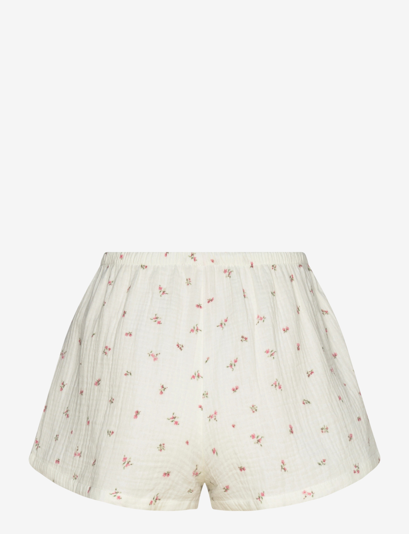 Hunkemöller - SHORT MUSLIN FLOWER - shorts - snow white - 2