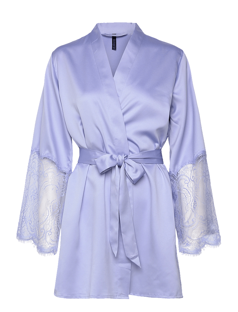 Hunkemöller - Kimono Satin Lace - kimonos - baby lavender - 1