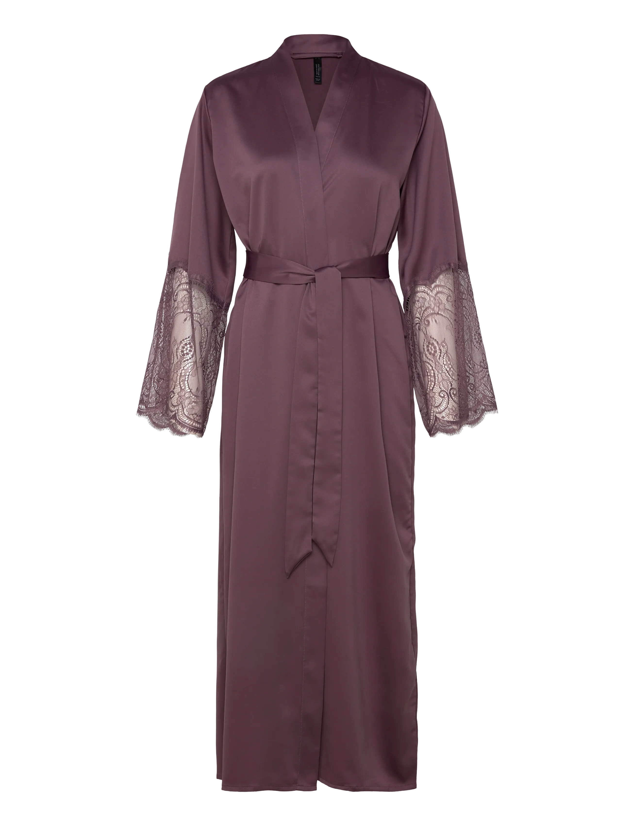 Kimono Long Satin Lace - EPHEMERA