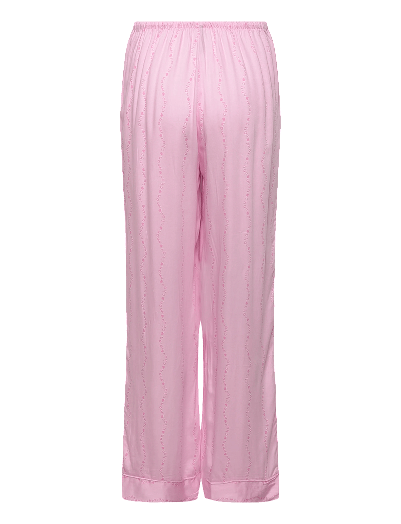 Hunkemöller - Pj Ls Tie Woven Monchou - pyjamas - pink lady - 4