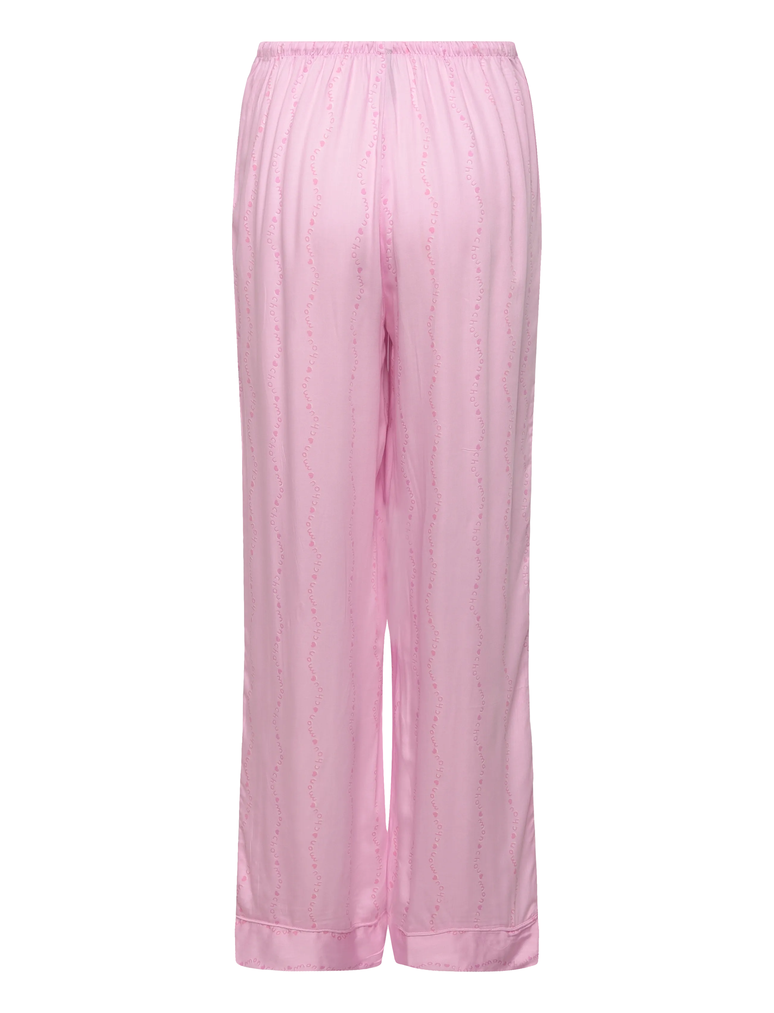 Hunkemöller - Pj Ls Tie Woven Monchou - pyjamas - pink lady - 4