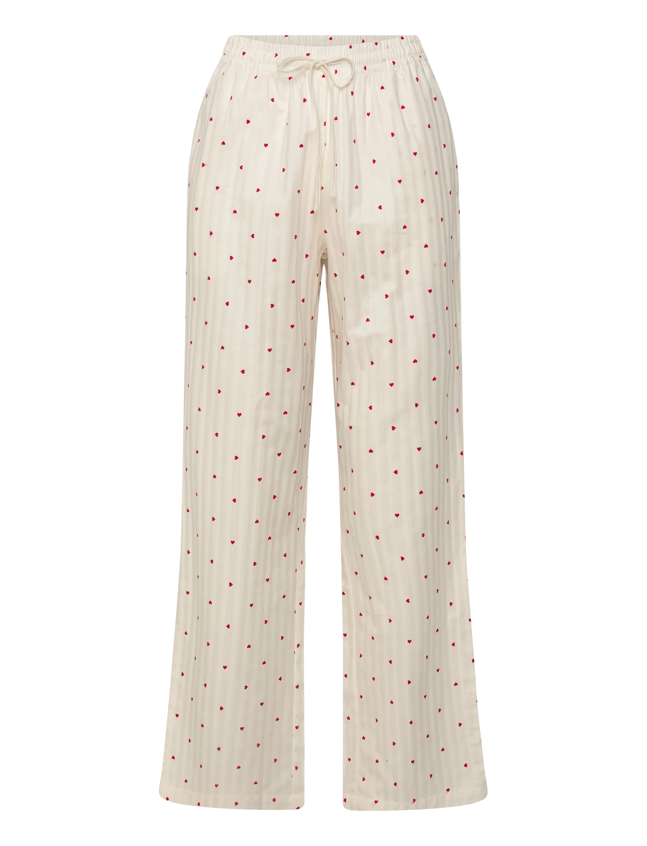 Hunkemöller - Pj Ls Co Jacquard Hearts - pyjamas - gardenia - 3