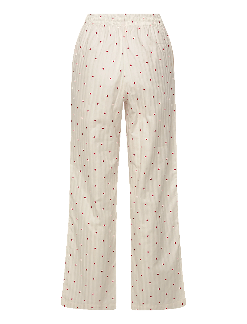Hunkemöller - Pj Ls Co Jacquard Hearts - pyjamas - gardenia - 4