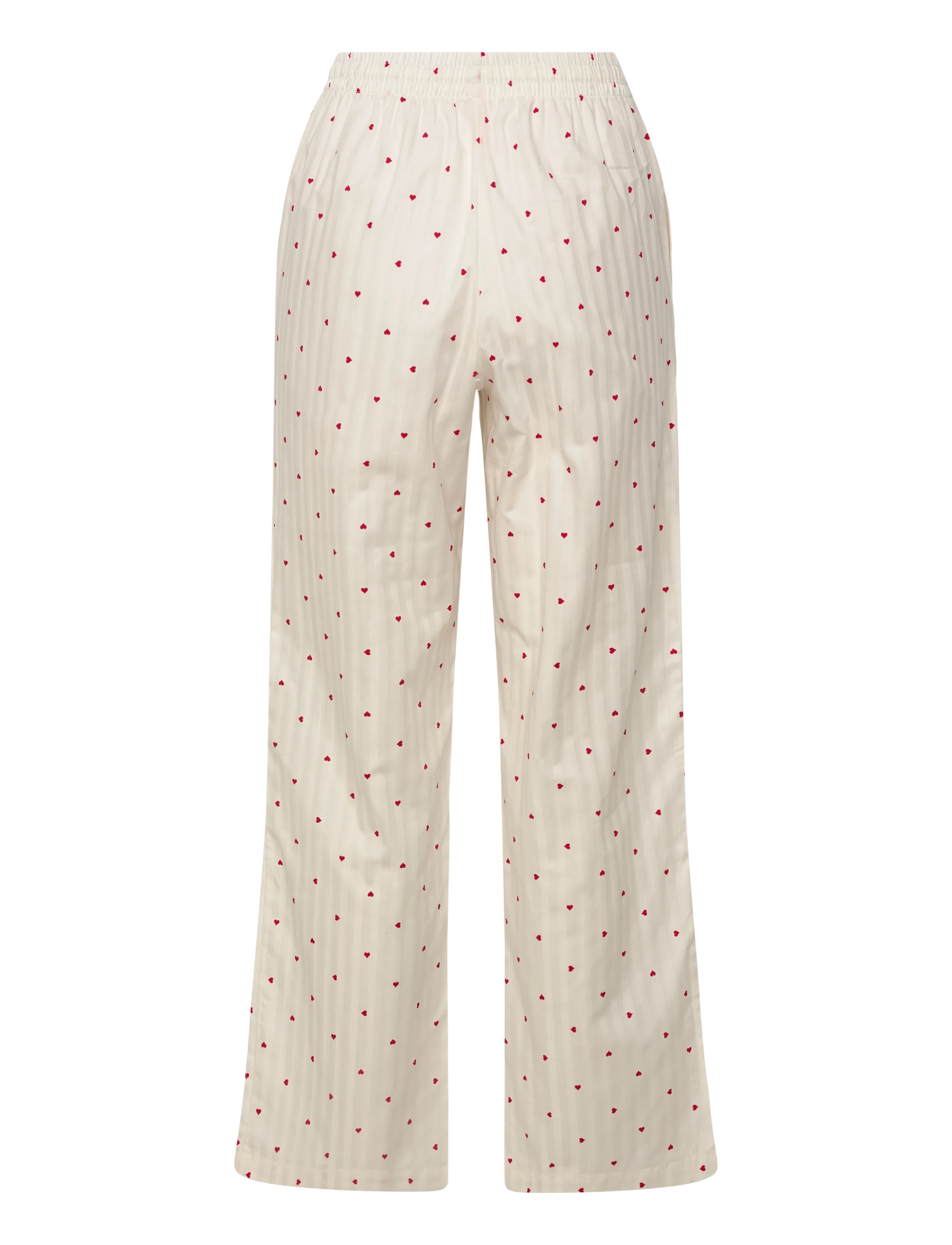Hunkemöller - Pj Ls Co Jacquard Hearts - pyjamas - gardenia - 4