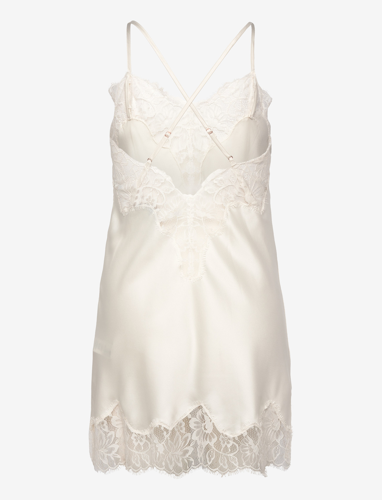 Hunkemöller - Sd Satin Lace Valerie - chemises de nuit - gardenia - 2