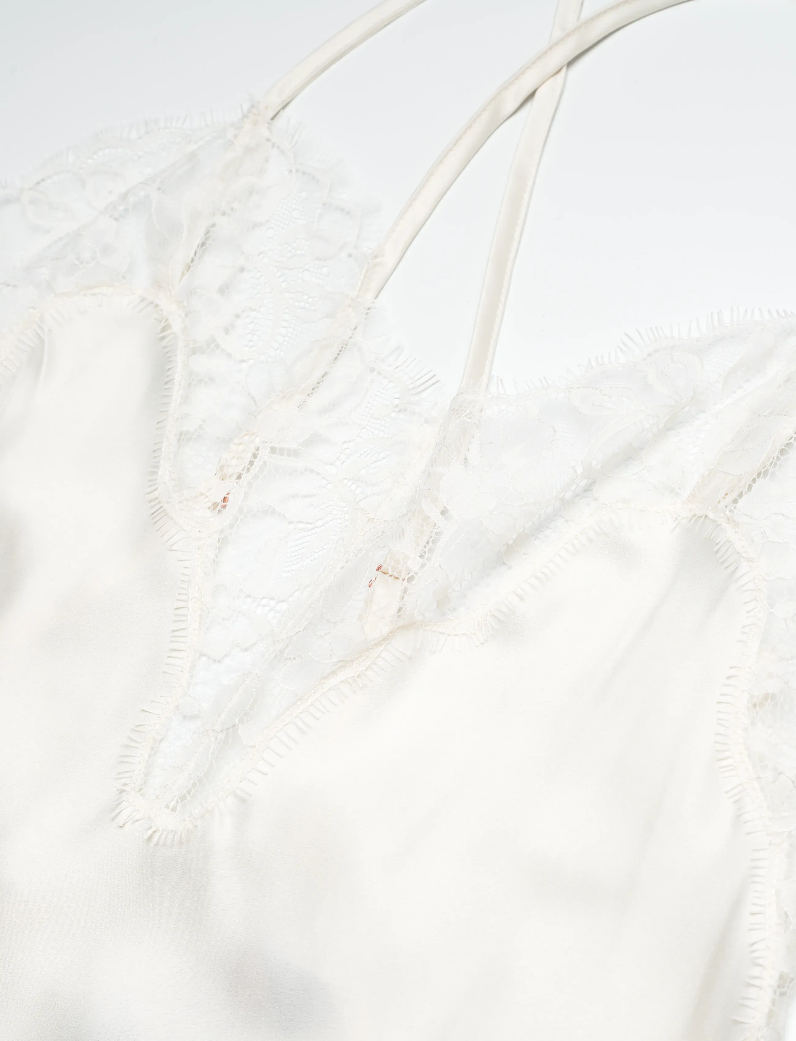 Hunkemöller - Sd Satin Lace Valerie - natkjoler - gardenia - 5