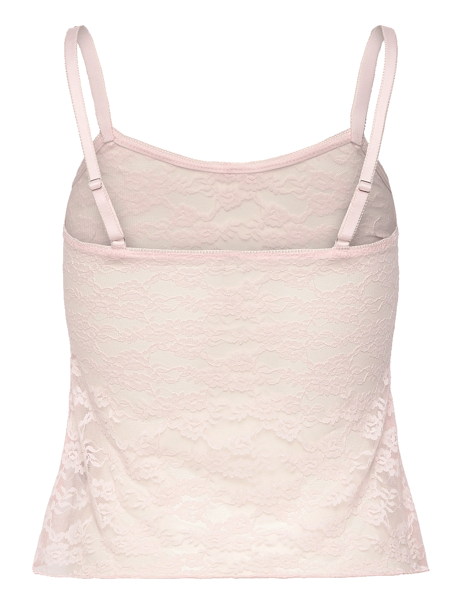 Hunkemöller - Cami Allover Lace - Överdelar - barely pink - 2