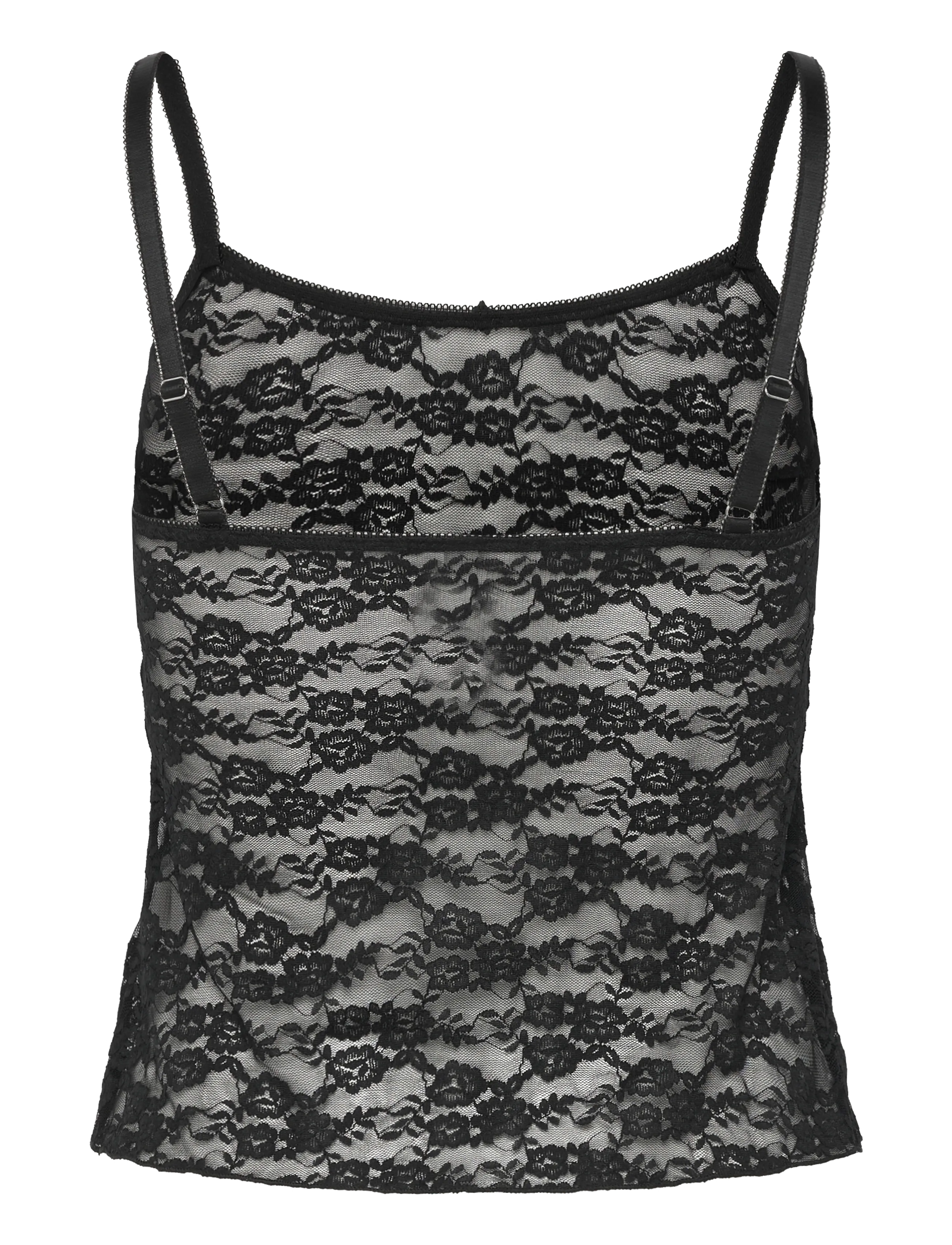 Hunkemöller - Cami Allover Lace - tops - caviar - 2