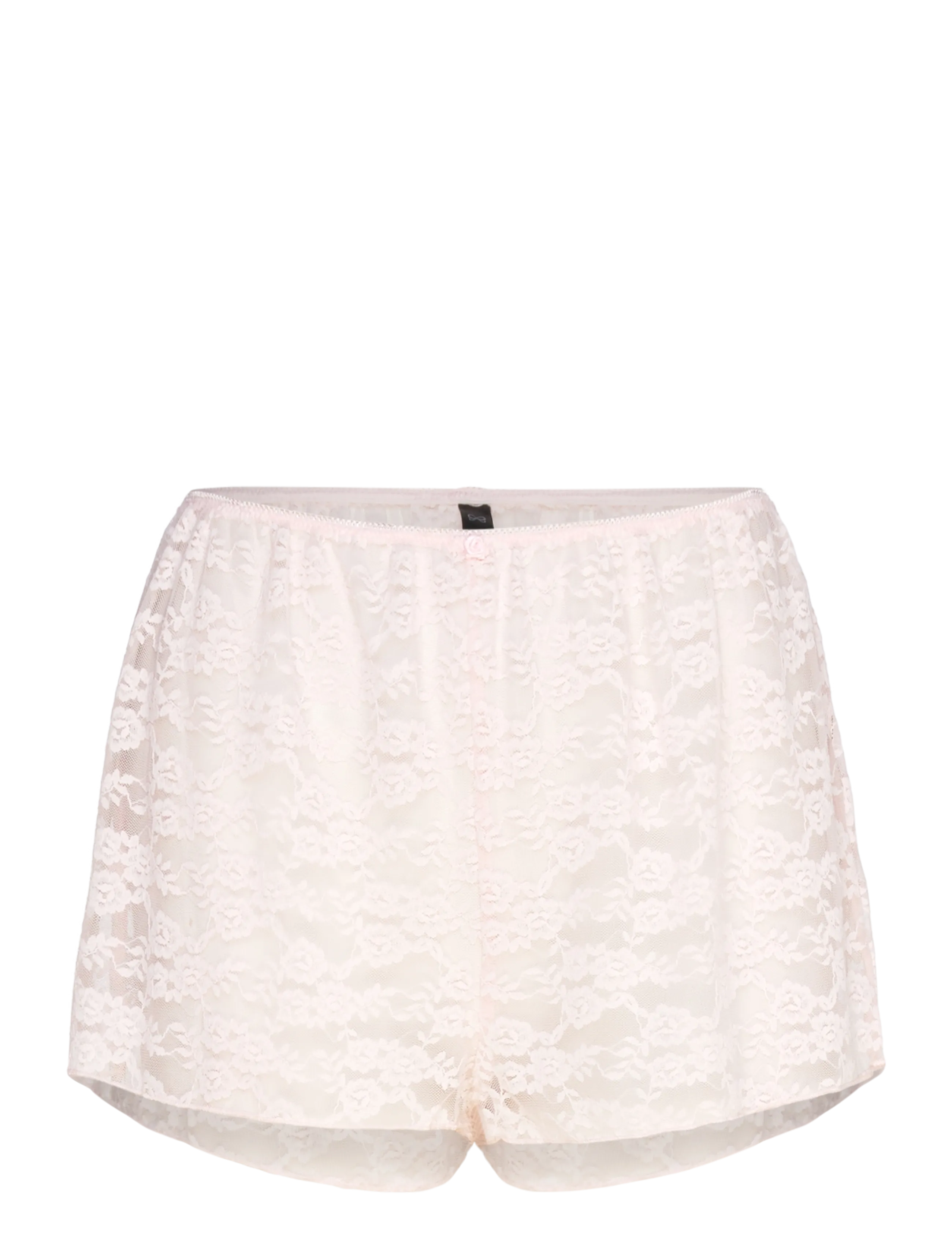 Hunkemöller Short Allover Lace - Hosen - BARELY PINK / pink/rose