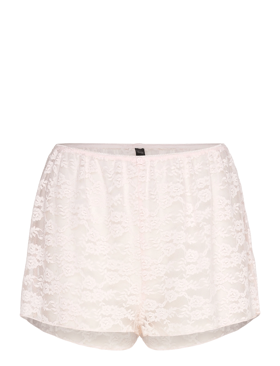 Hunkemöller - Short Allover Lace - korte broeken - barely pink - 1