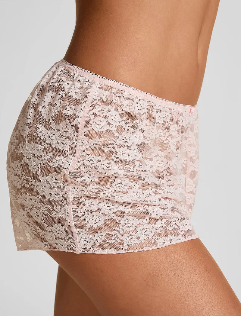 Hunkemöller - Short Allover Lace - natshorts - barely pink - 3