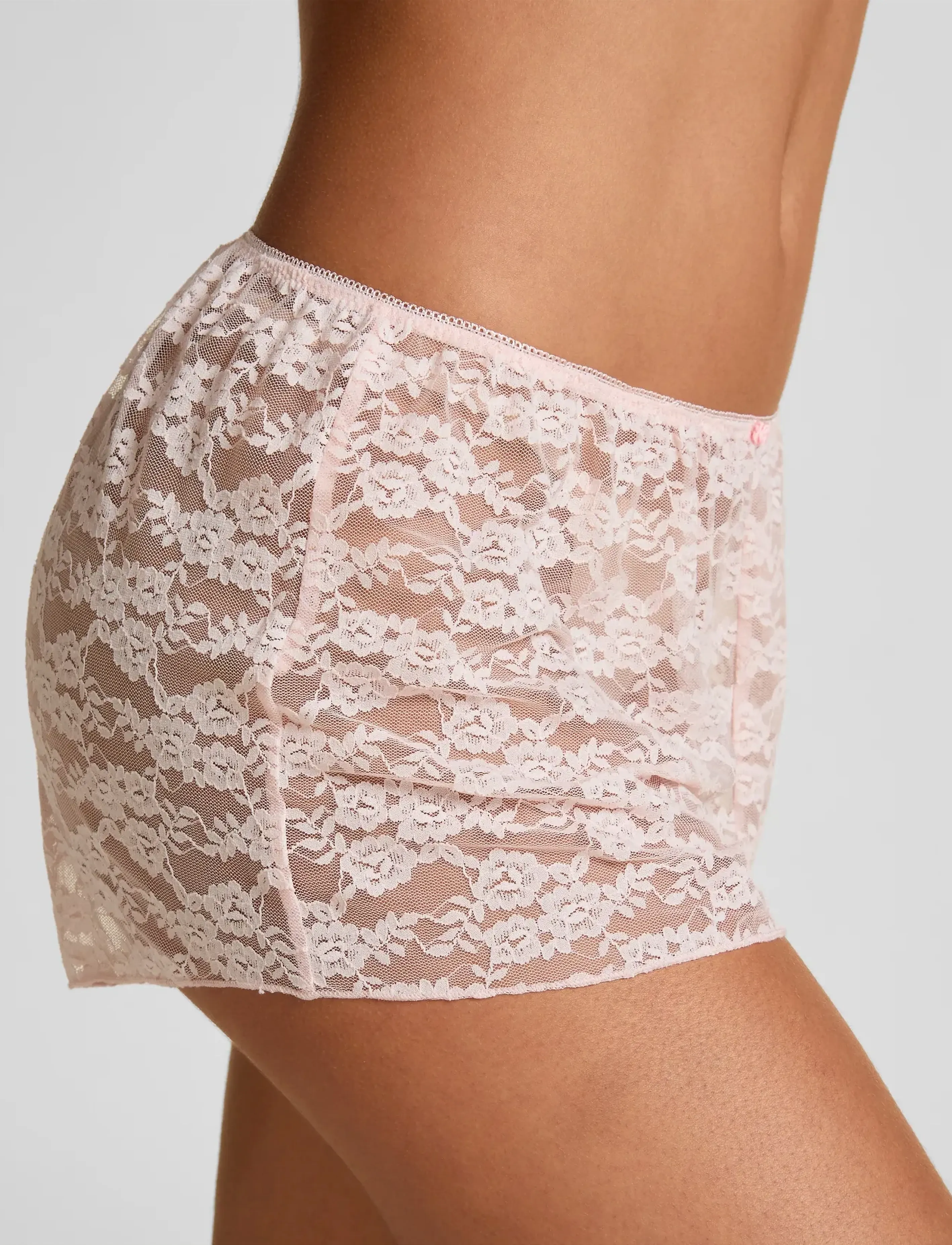 Hunkemöller - Short Allover Lace - shorts - barely pink - 3
