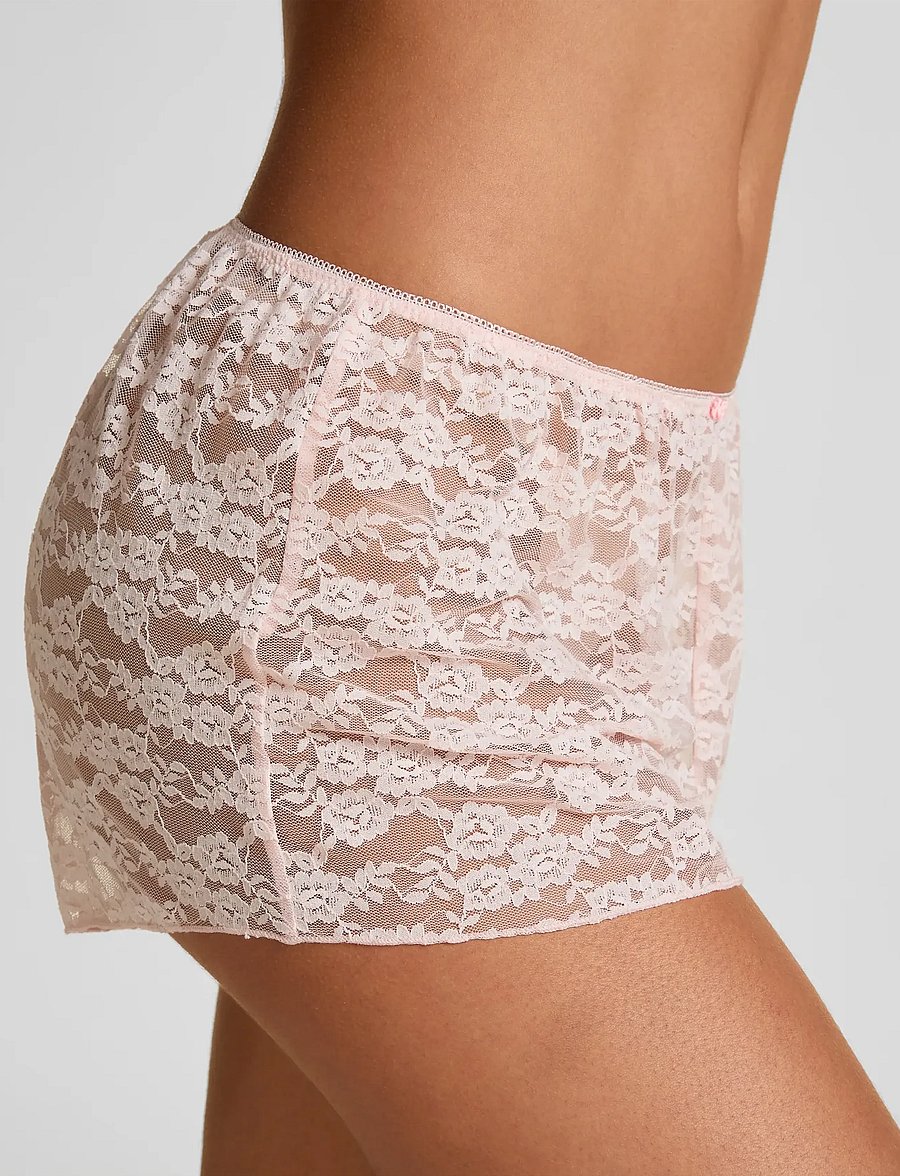 Hunkemöller - Short Allover Lace - korte broeken - barely pink - 3