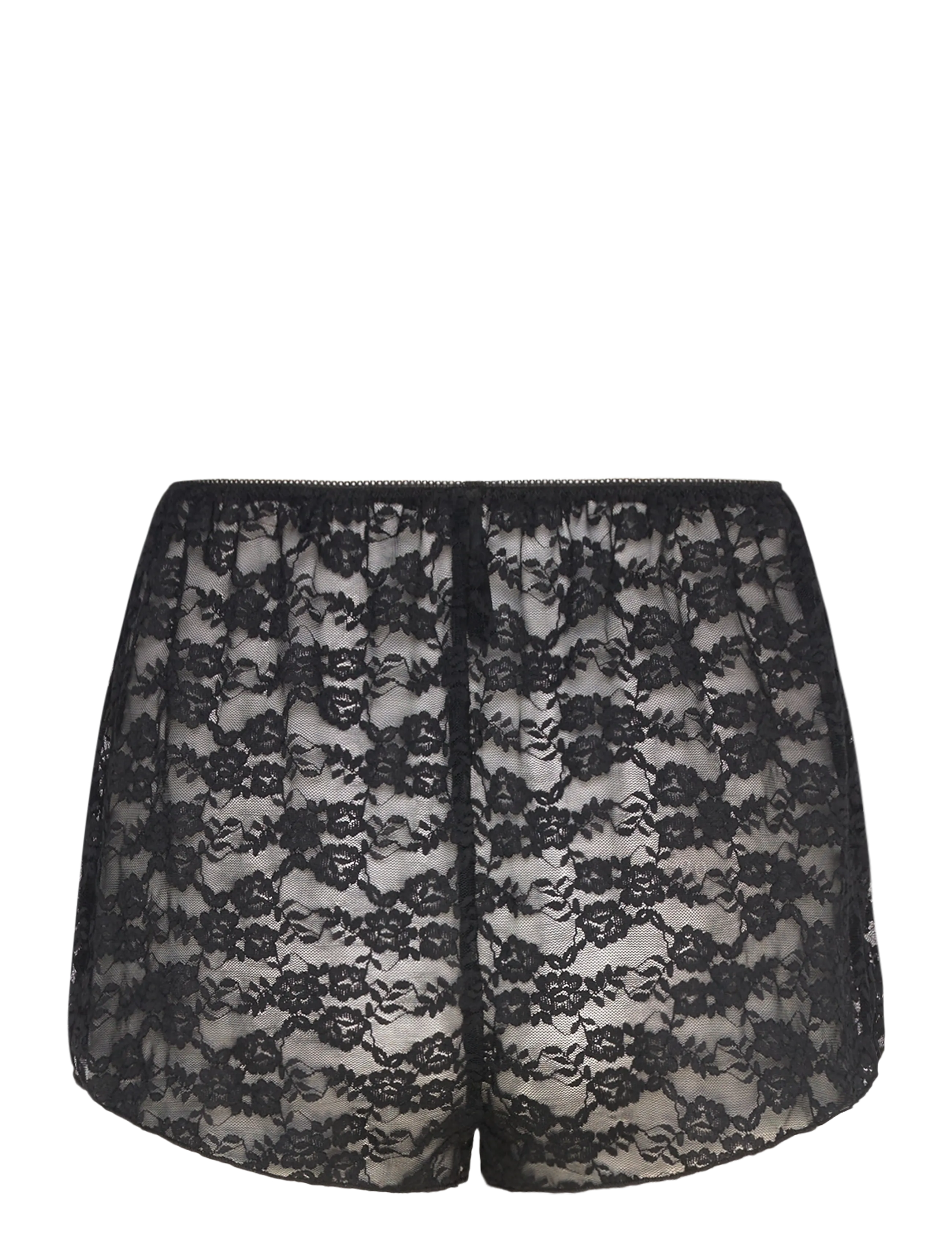 Hunkemöller - Short Allover Lace - shorts - caviar - 2