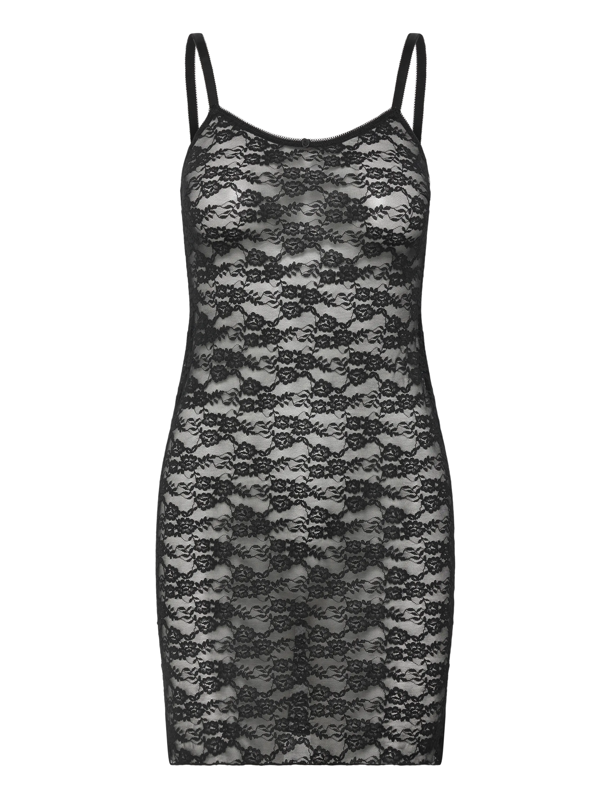 Hunkemöller Sd Allover Lace - Hunkemöller - CAVIAR / black