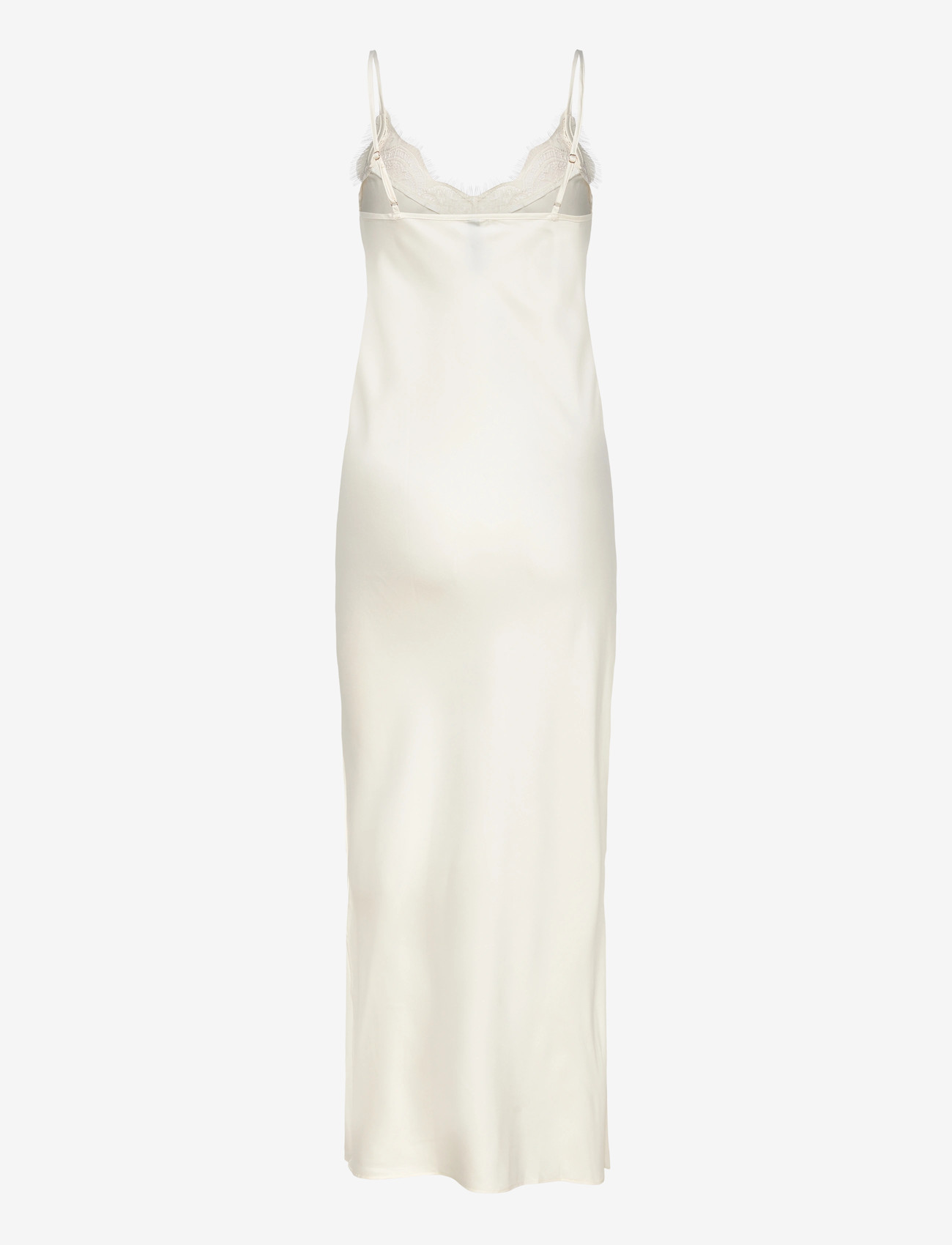 Hunkemöller - Sd Satin Lace Long - Öösärgid - gardenia - 2