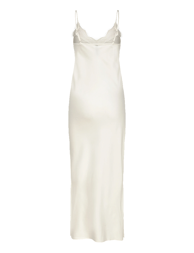 Hunkemöller - Sd Satin Lace Long - Öösärgid - gardenia - 2