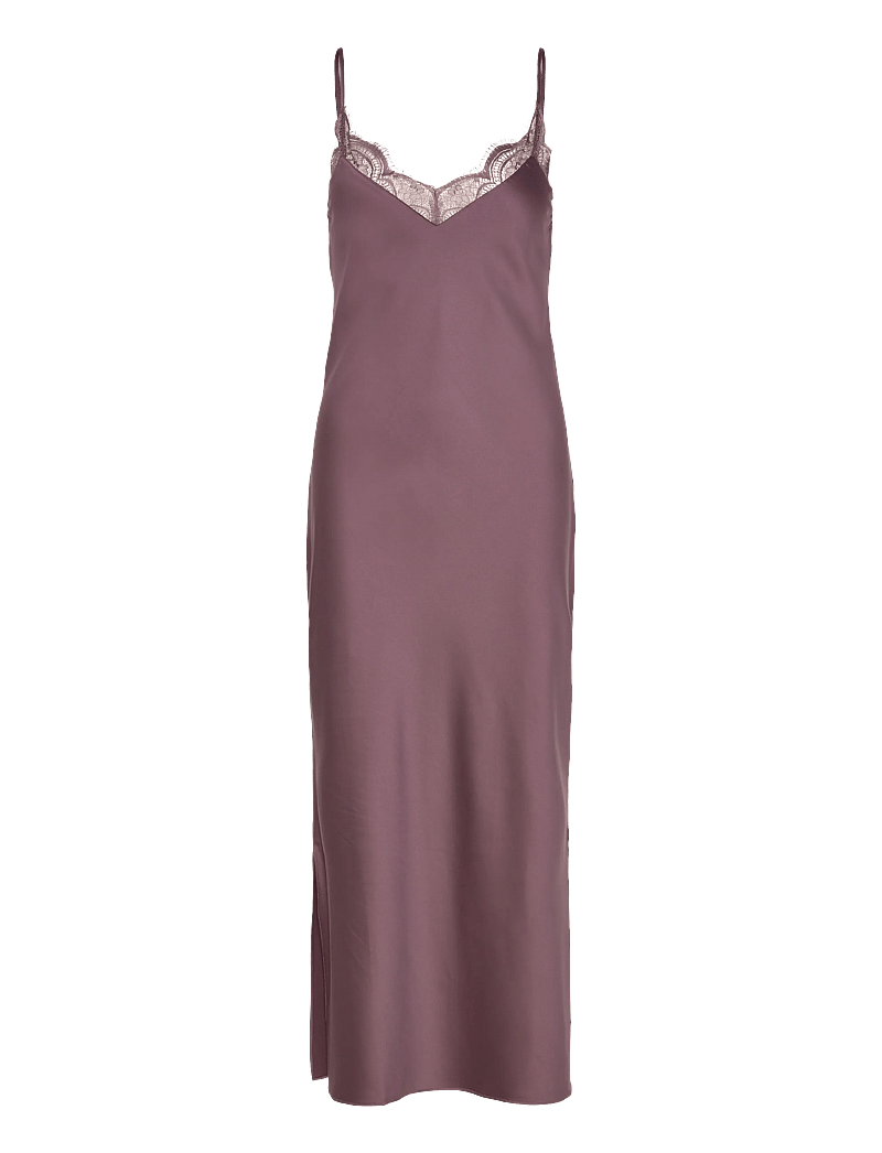 Hunkemöller - Sd Satin Lace Long - natkjoler - ephemera - 1