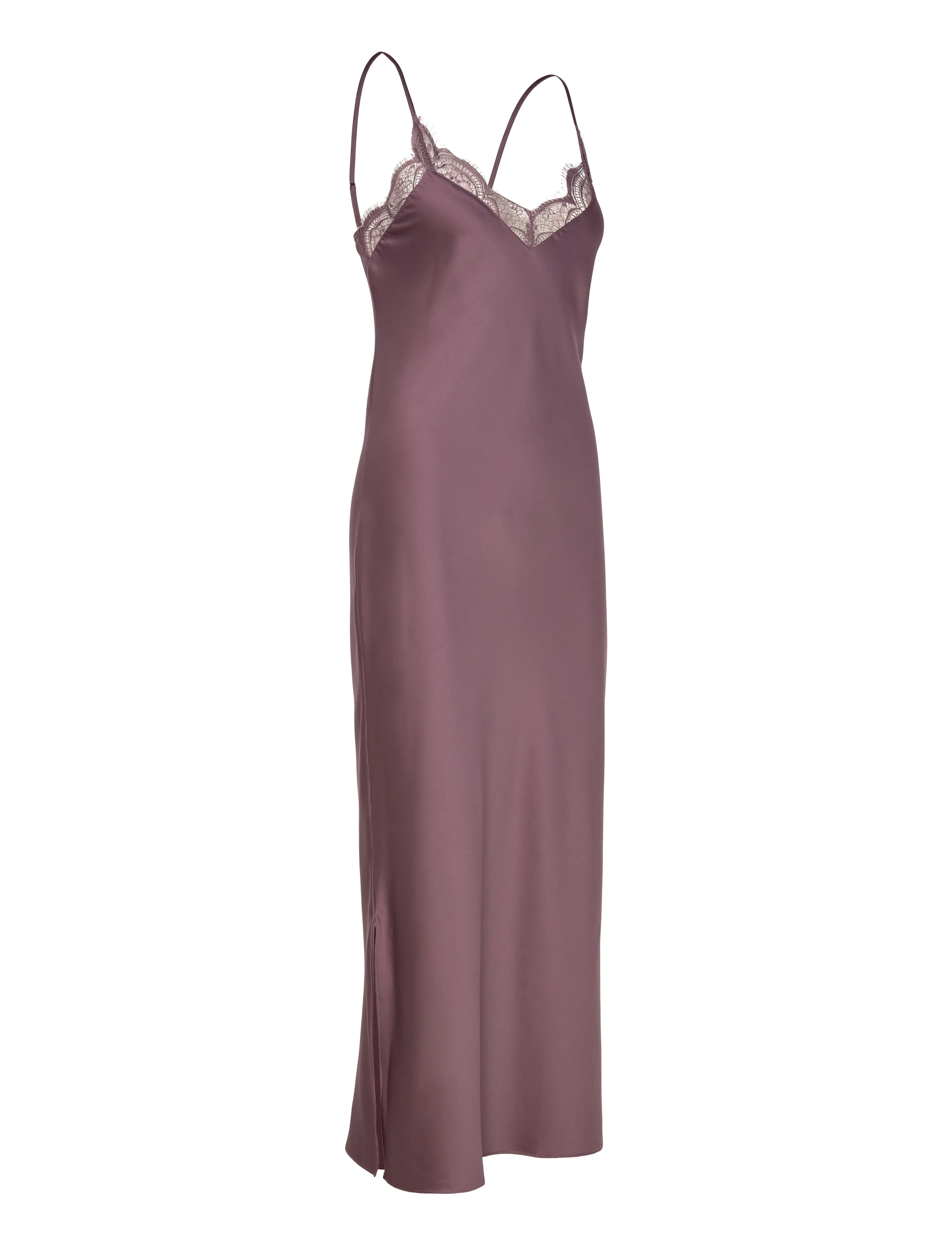 Hunkemöller - Sd Satin Lace Long - ephemera - 4
