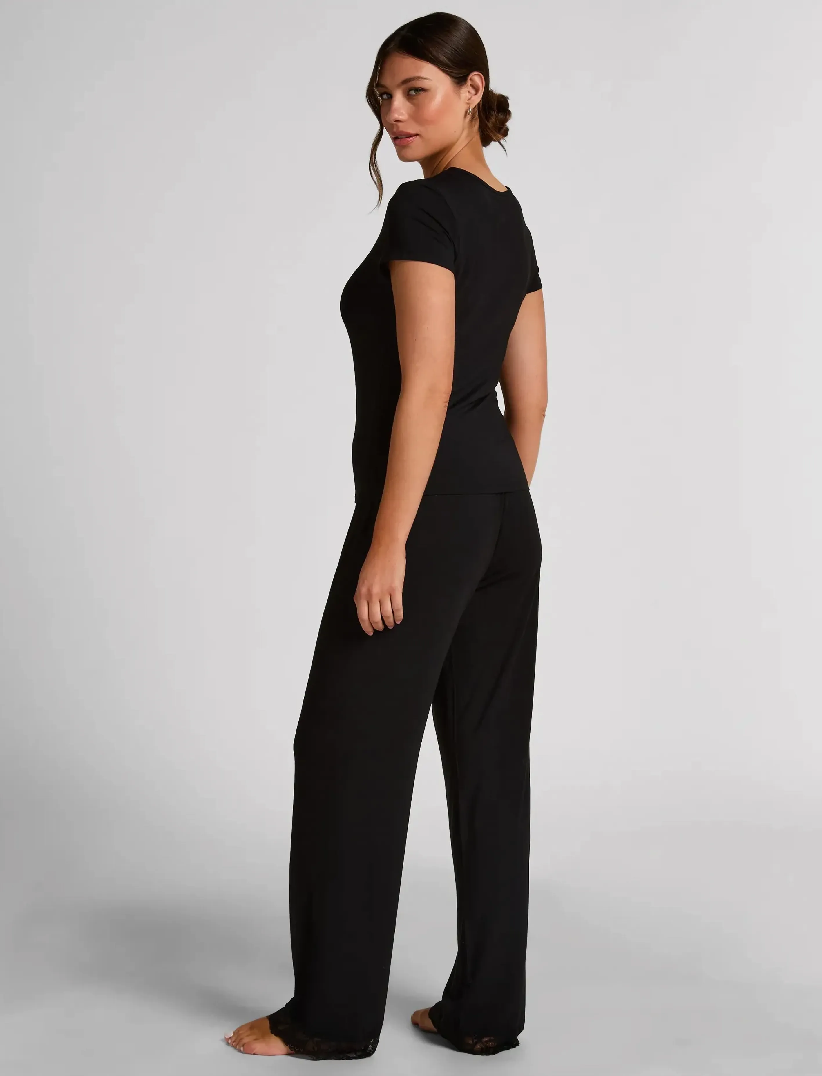 Hunkemöller Pj Ss Pant Jersey Modal Nana pyjamas dam – bild 3