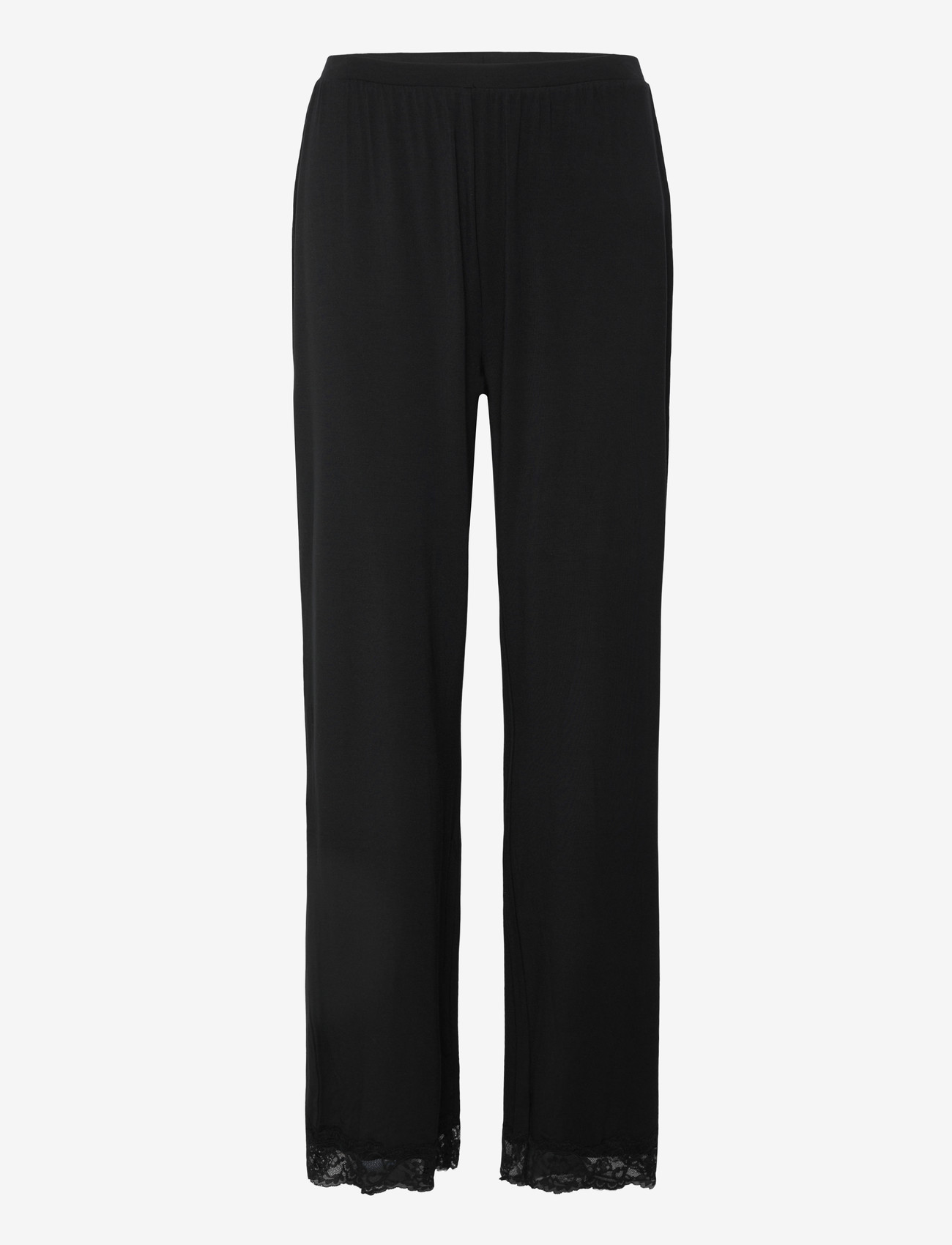 Hunkemöller - Pj Ss Pant Jersey Modal Nana - pyjamas - black - 3