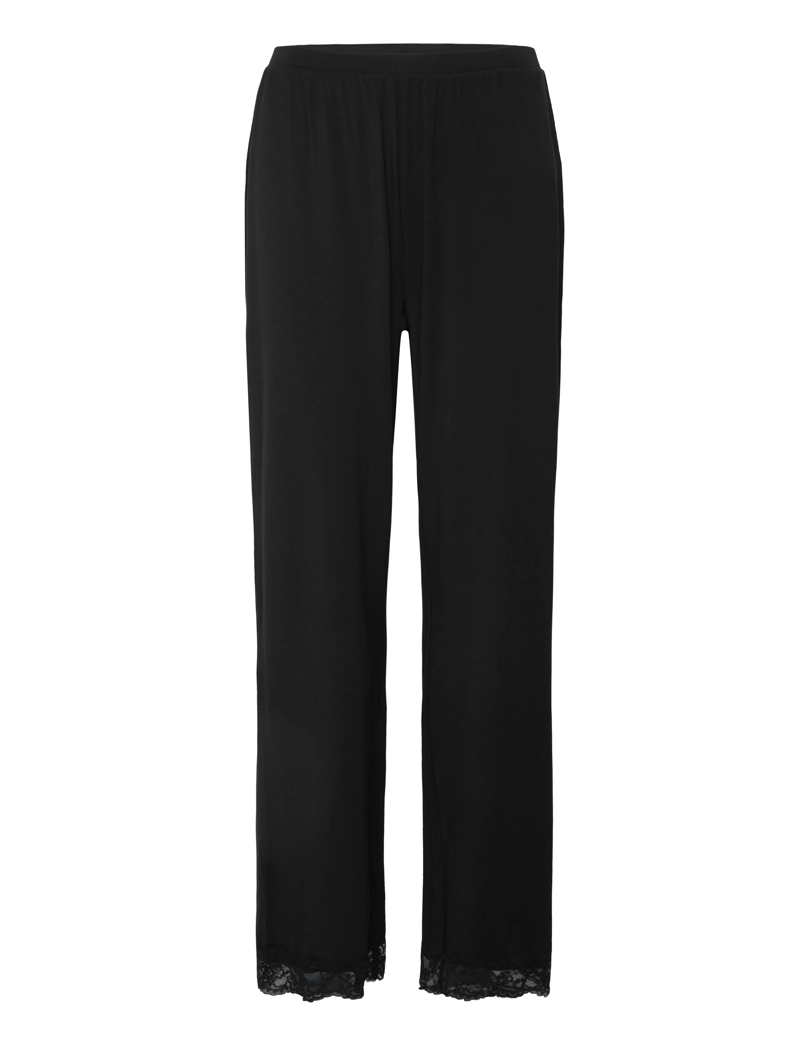 Hunkemöller - Pj Ss Pant Jersey Modal Nana - pyjamat - black - 3