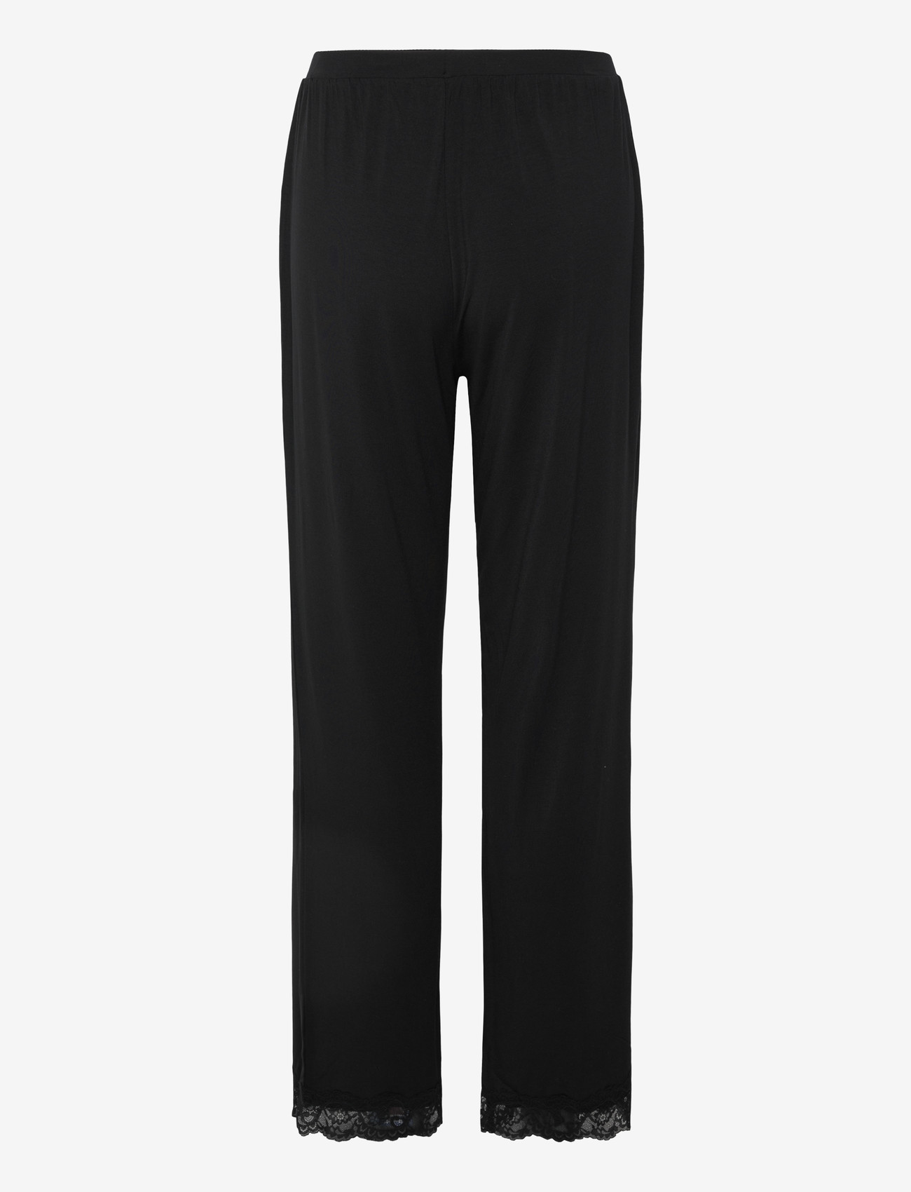Hunkemöller - Pj Ss Pant Jersey Modal Nana - pyjamas - black - 4