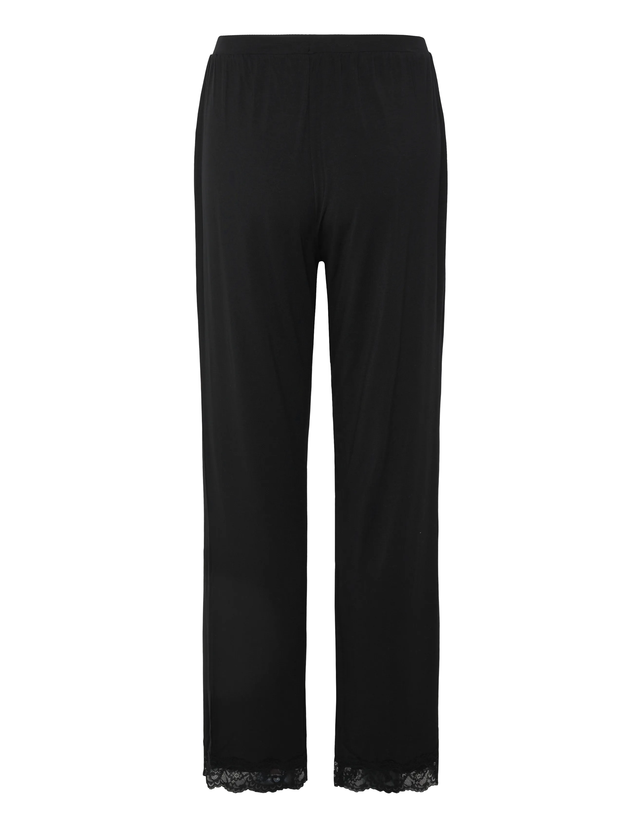 Hunkemöller - Pj Ss Pant Jersey Modal Nana - pyjamat - black - 4