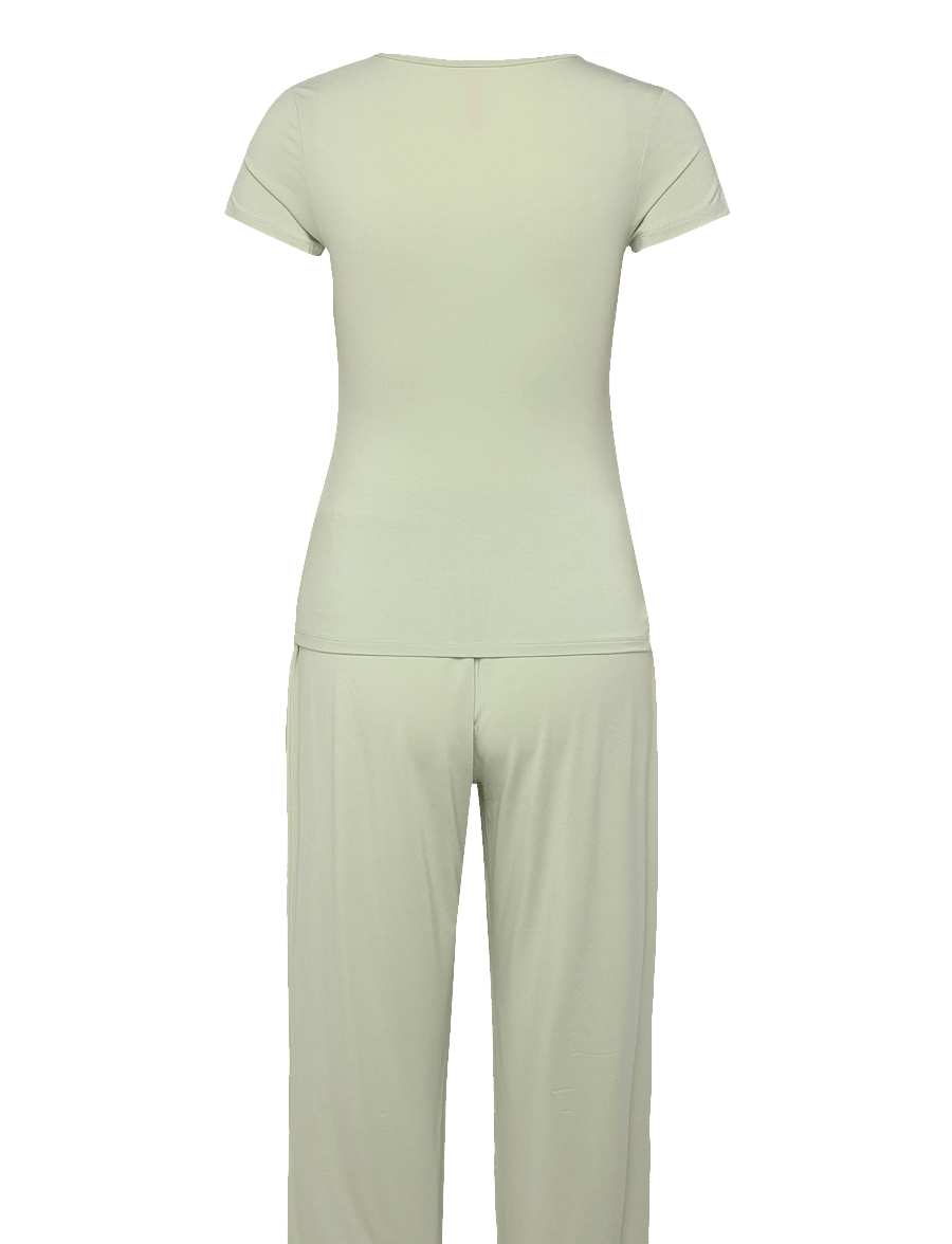 Hunkemöller - Pant Woven Modal Cherry - pyjamas - hkm green - 2