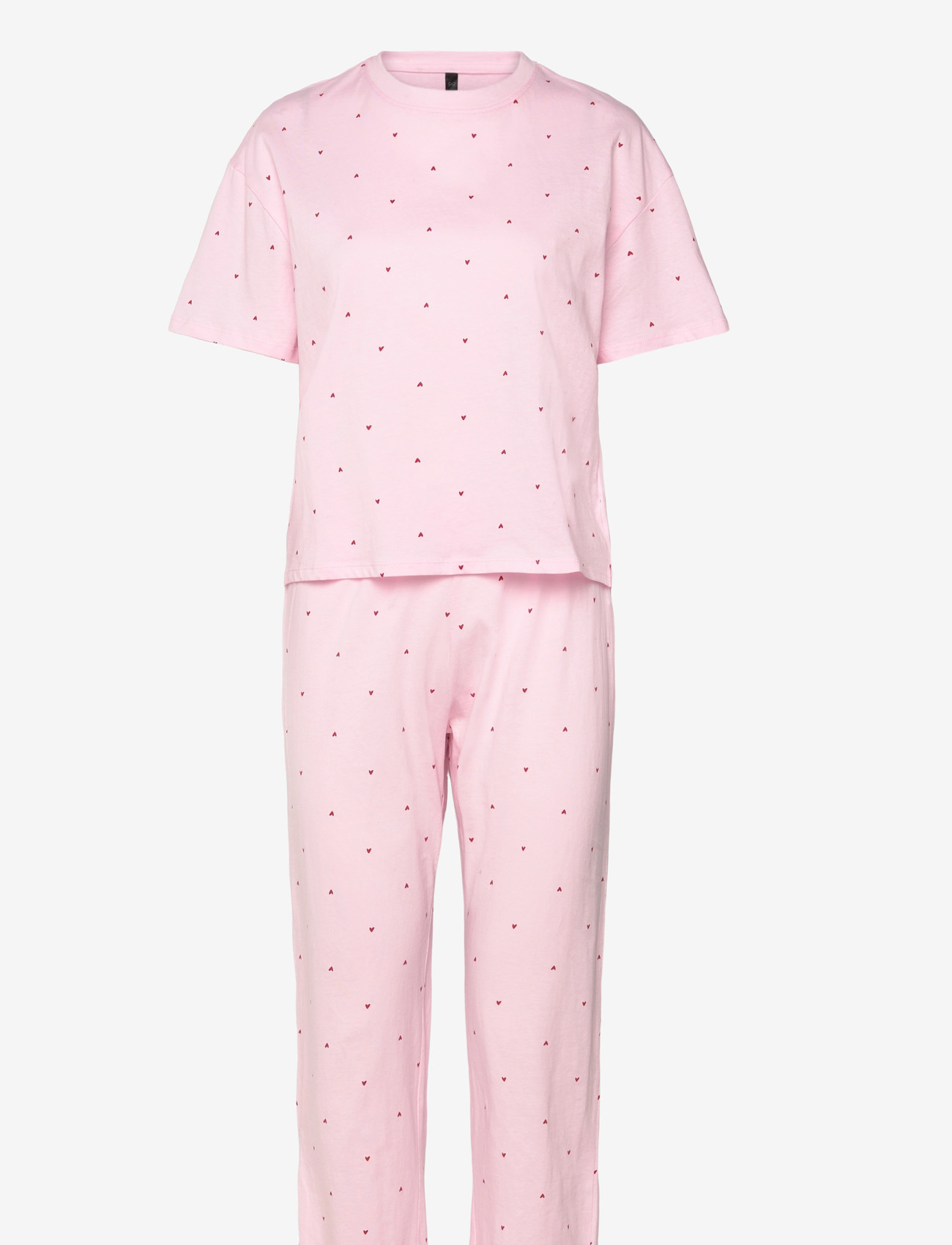 Hunkemöller - Short Pointelle Hearts - pyjamas - tender touch - 1